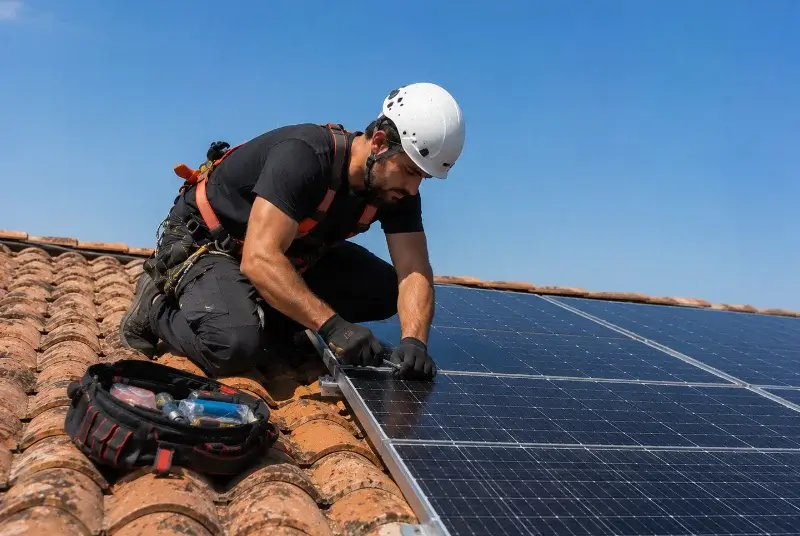 Maintenance et monitoring de panneaux solaires à Mellé
